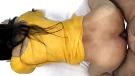 The submissive chick enjoys a hard cock up her snatch