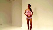 Tall leggy teen poses for sexy pictures in her underwear
