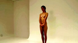 Tall leggy teen poses for sexy pictures in her underwear